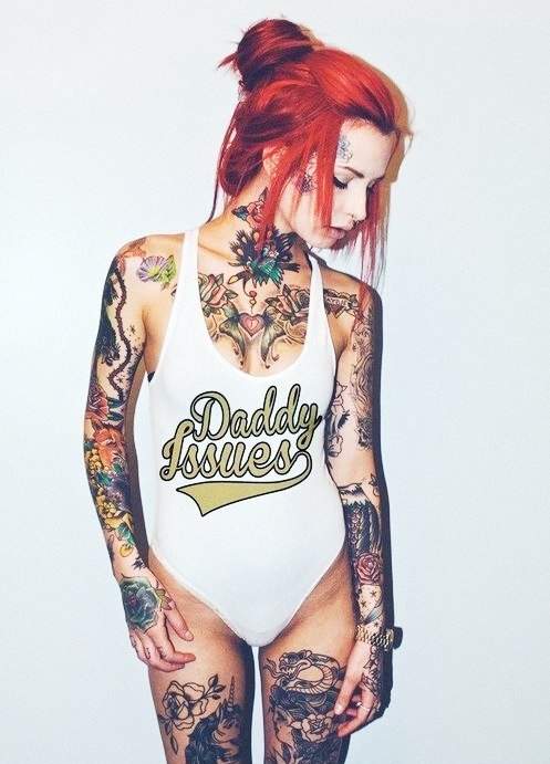 nice tattooed girl