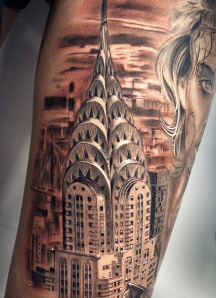 Big Apple City Chicano tattoo