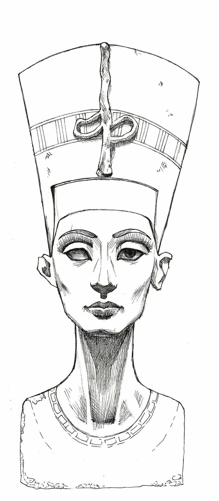 Cleopatra tattoo sketch