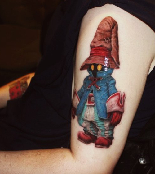 Final Fantasy Creep New School tattoo