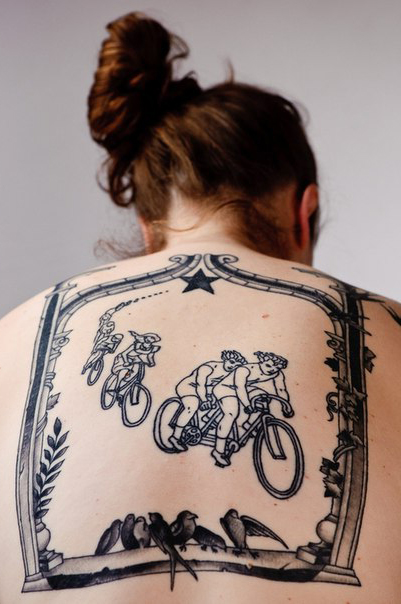 Frame Bicycle Ride Graphic tattoo idea