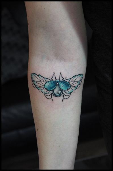 Gem Bug tattoo by White Rabbit Tattoo