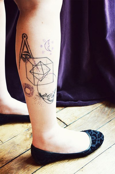 Geometry Stuff Graphic tattoo idea