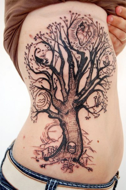 It's My Life Tree Graphic tattoo idea