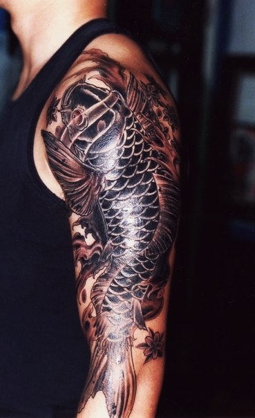 Black Fish Nautical tattoo