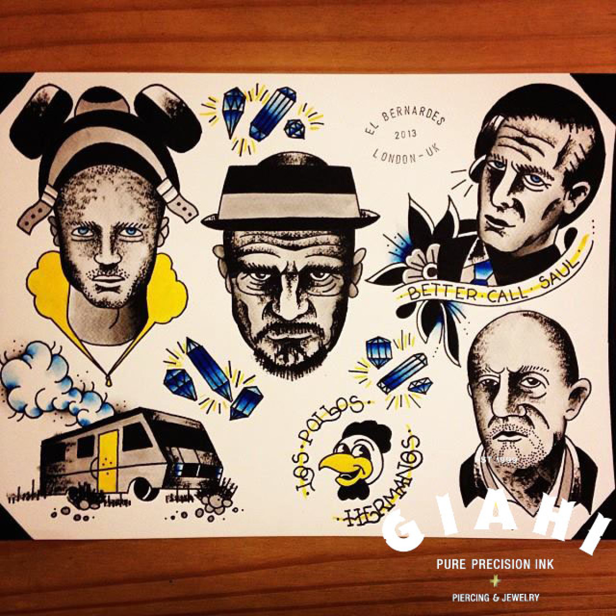 Breaking Bad tattoo idea by Elda Bernardes