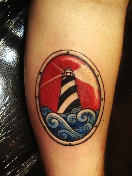 Light House Traditional Nautical tattoo