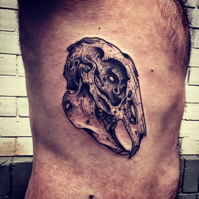 Animal Skull on Body Side