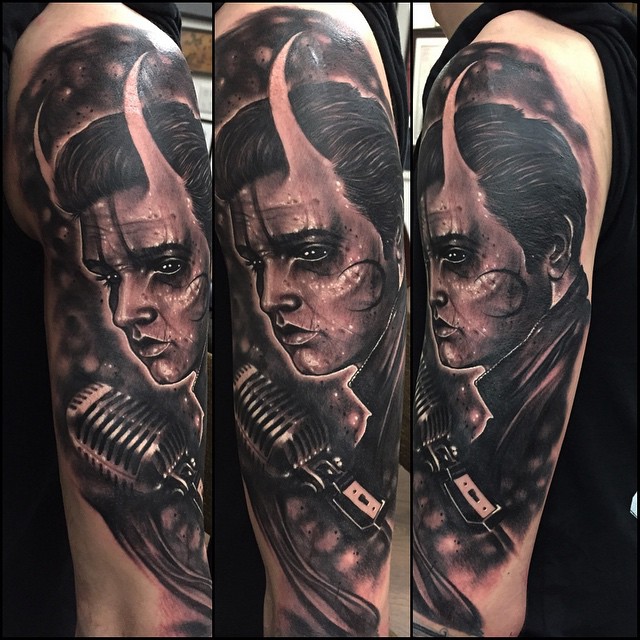 Devil Elvis Tattoo