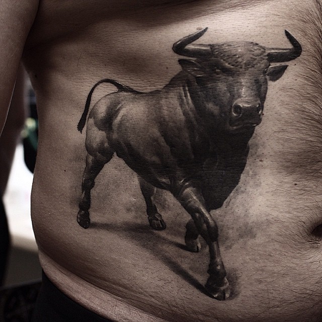 Graphic El Toro on Stomach