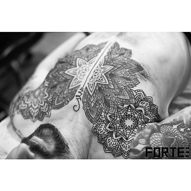 Mandala Chest piece