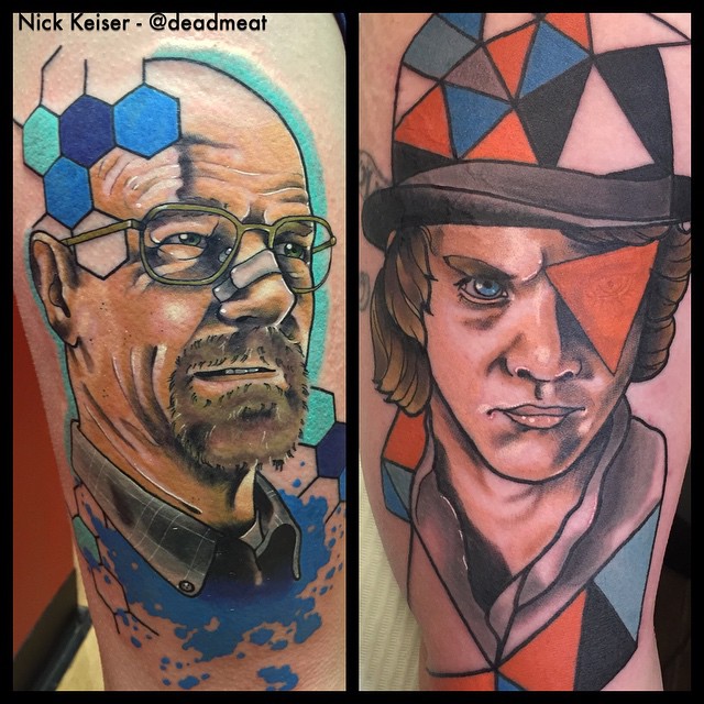 Missing Pieces Heisenberg tattoo by Nicholas Keiser