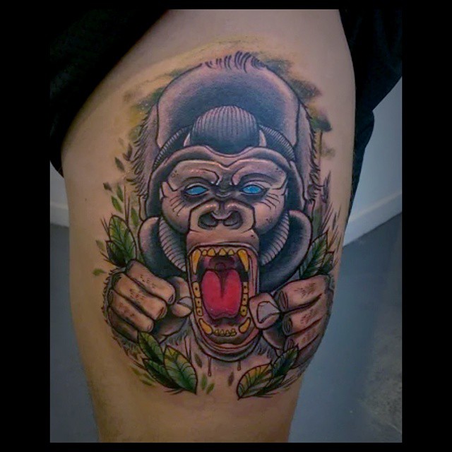 Thigh Angry Gorilla