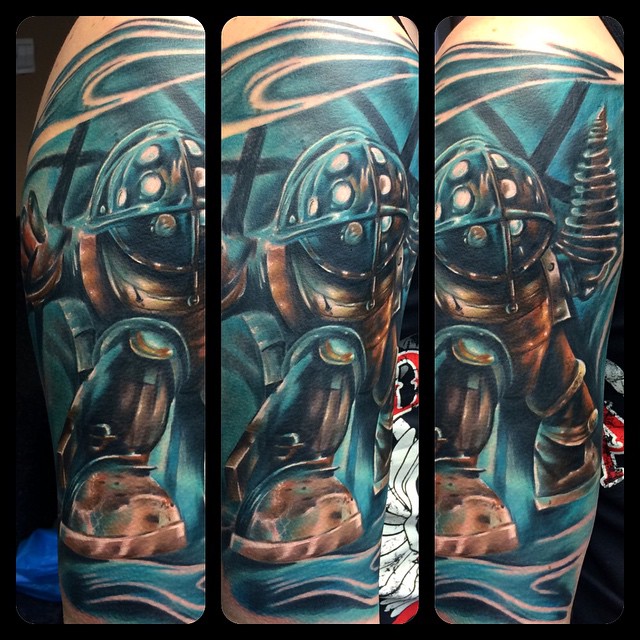 Big Daddy Bioshock tattoo