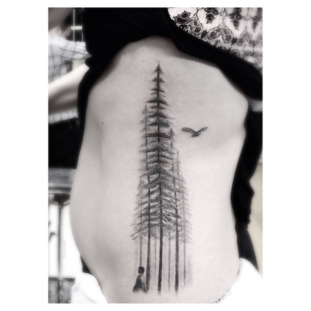 Giant Pine-Trees tattoo