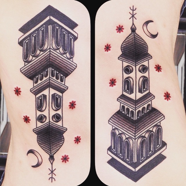 Night Church Body tattoo