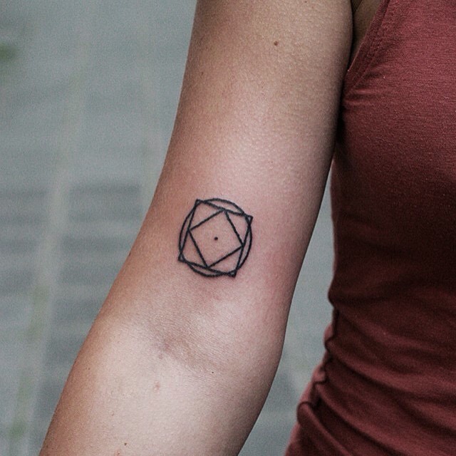 Small Geometry tattoo on Arm