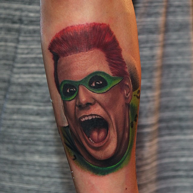 Arm Riddler Tattoo of Batman