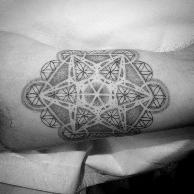 Flower of Life Tattoo on Arm