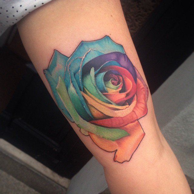 rose flower tattoos