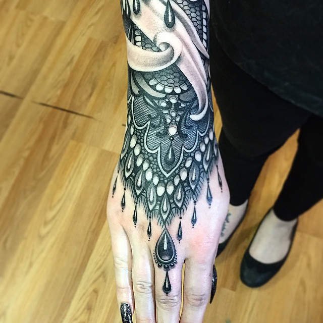 Hindu Hand Tattoo