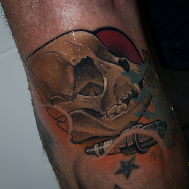 Starter Skull Tattoo