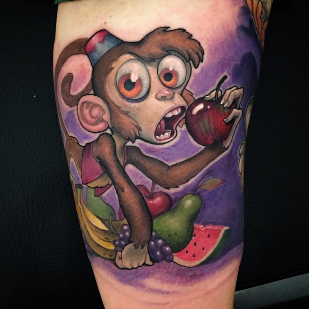 Abu Monkey Tattoo