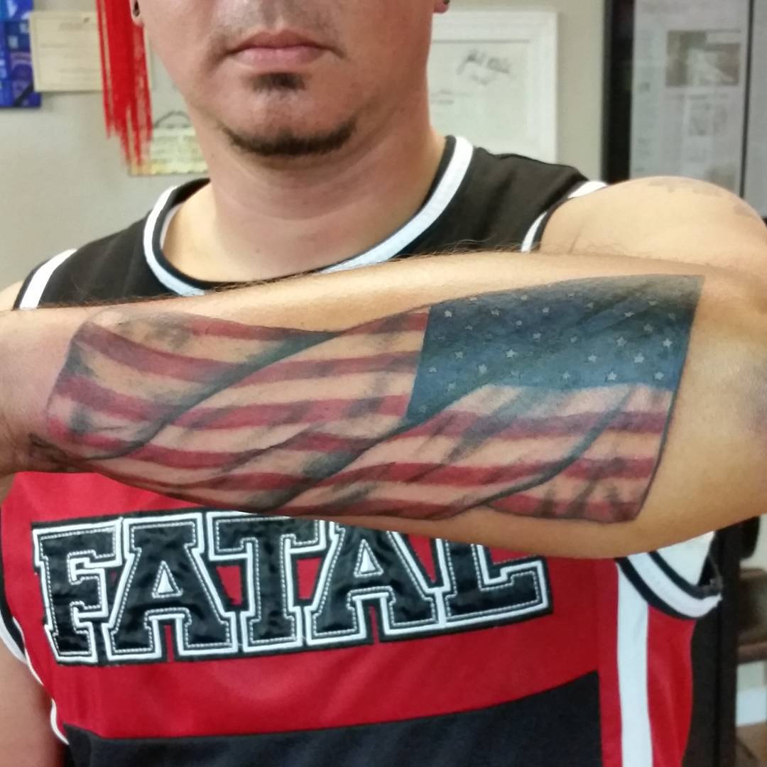 American Flag Tattoo