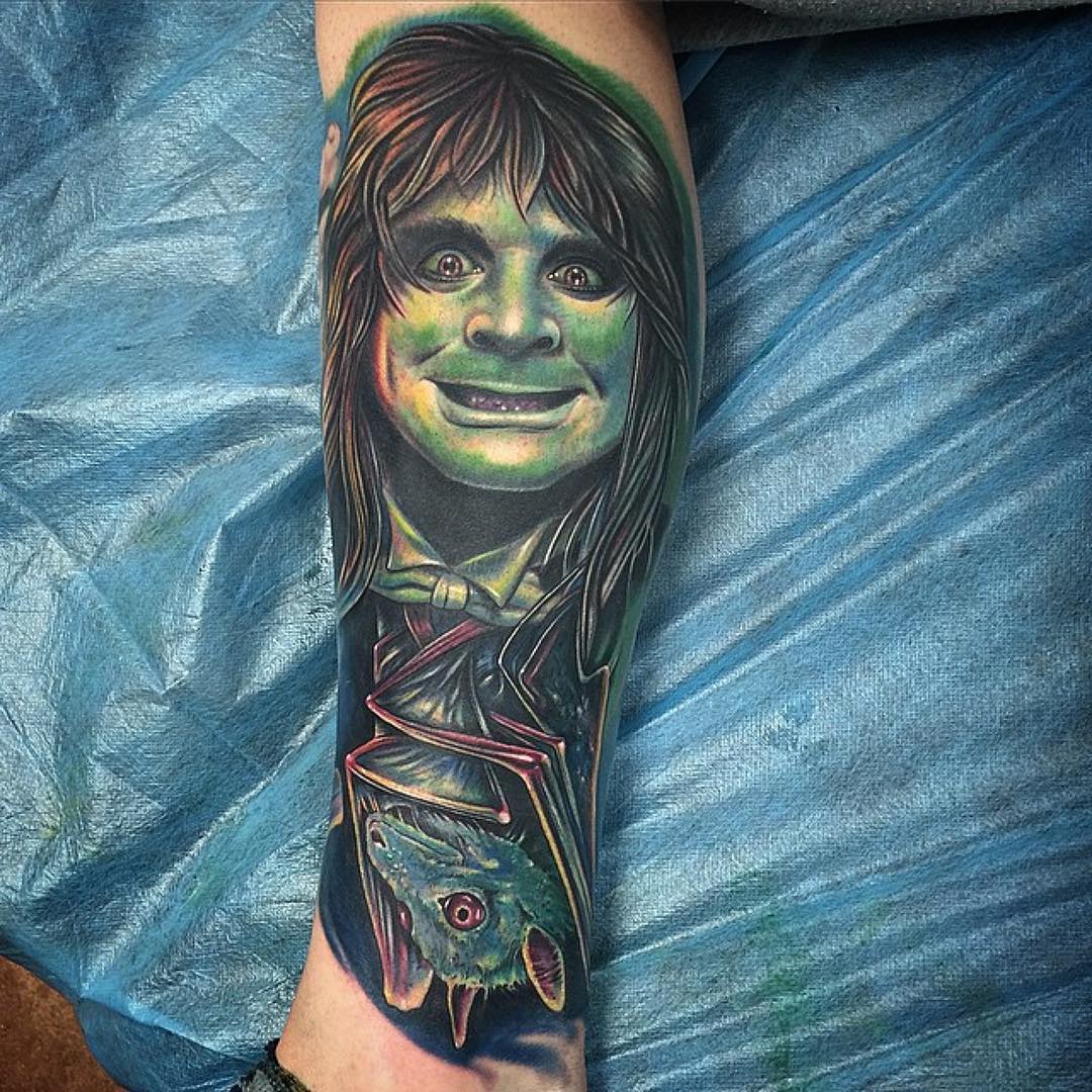 Bat Ozzy Tattoo