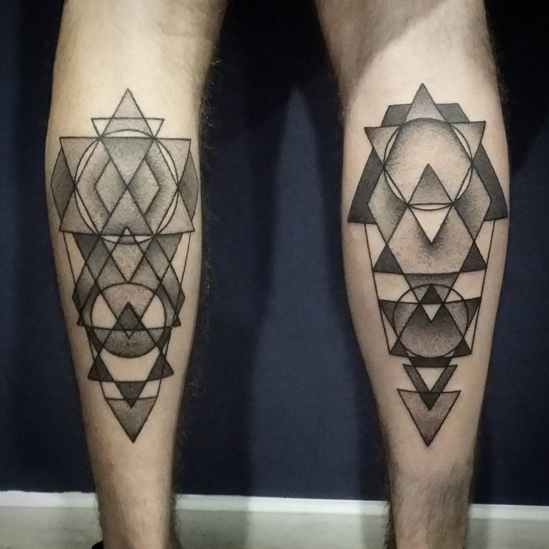 Calfs Geometry Tattoos