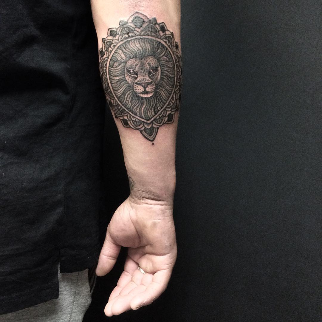 Lion Arm Tattoo