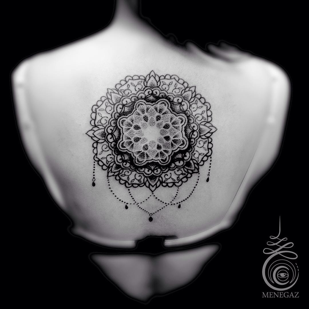 Mandala Back Tattoo