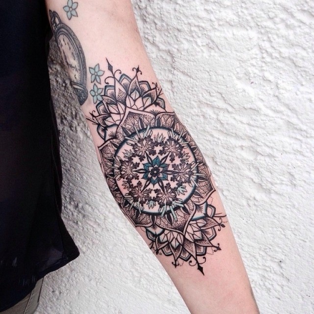 Mandala Forearm Tattoo