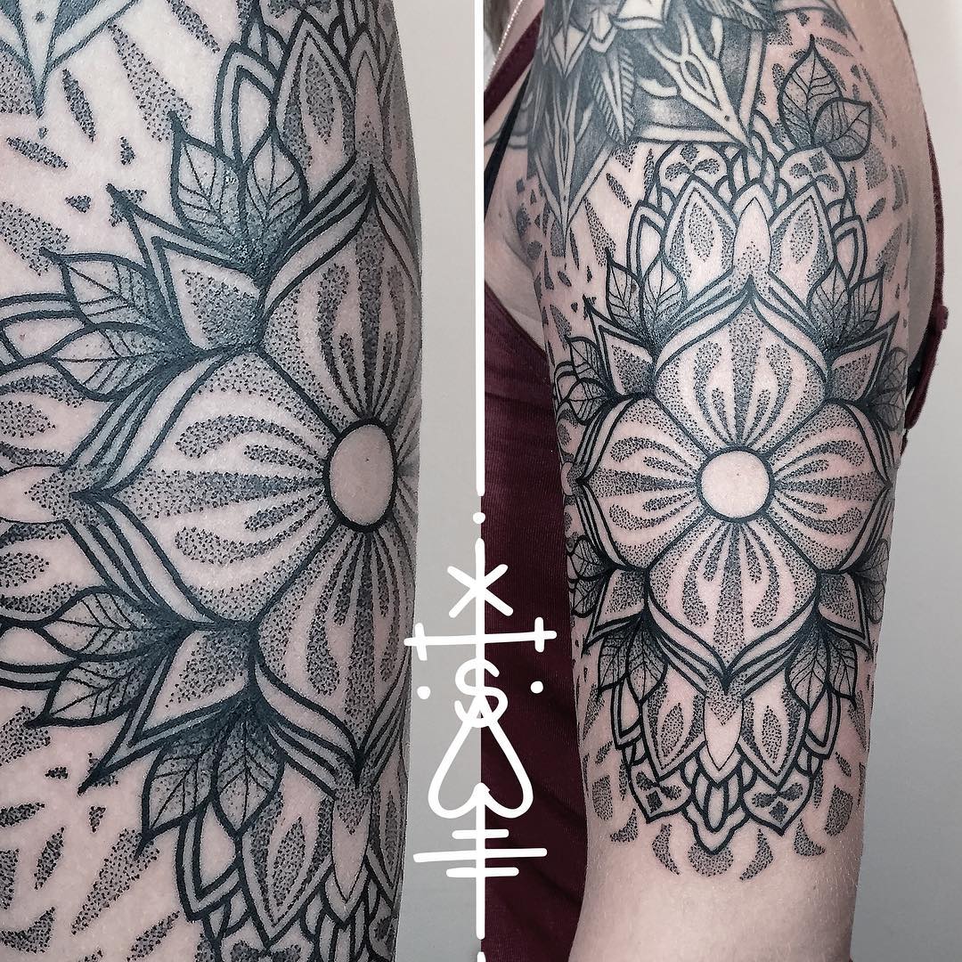 Mandala Tattoo Dotwork