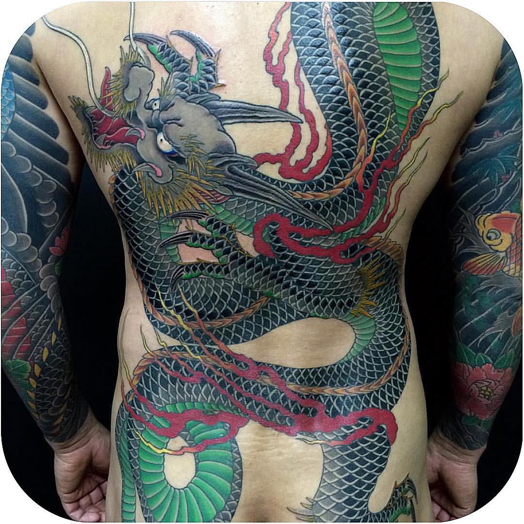 Oriental Dragon Tattoo