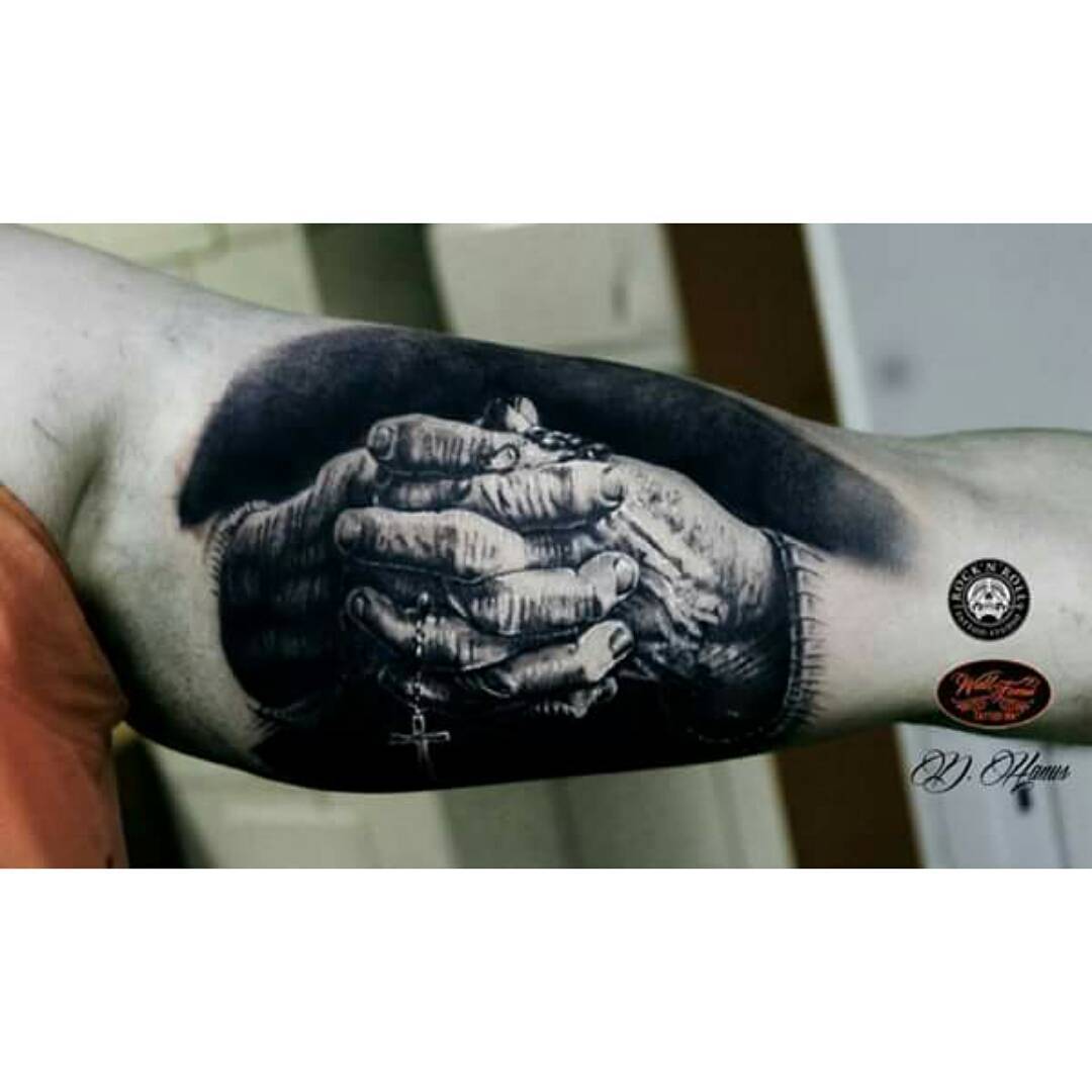 Praying Hands Tattoo