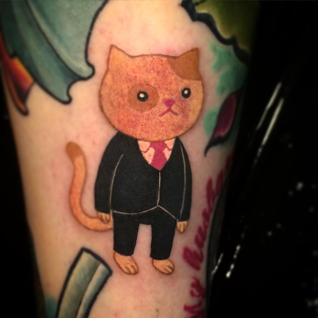 Small Cat Tattoo