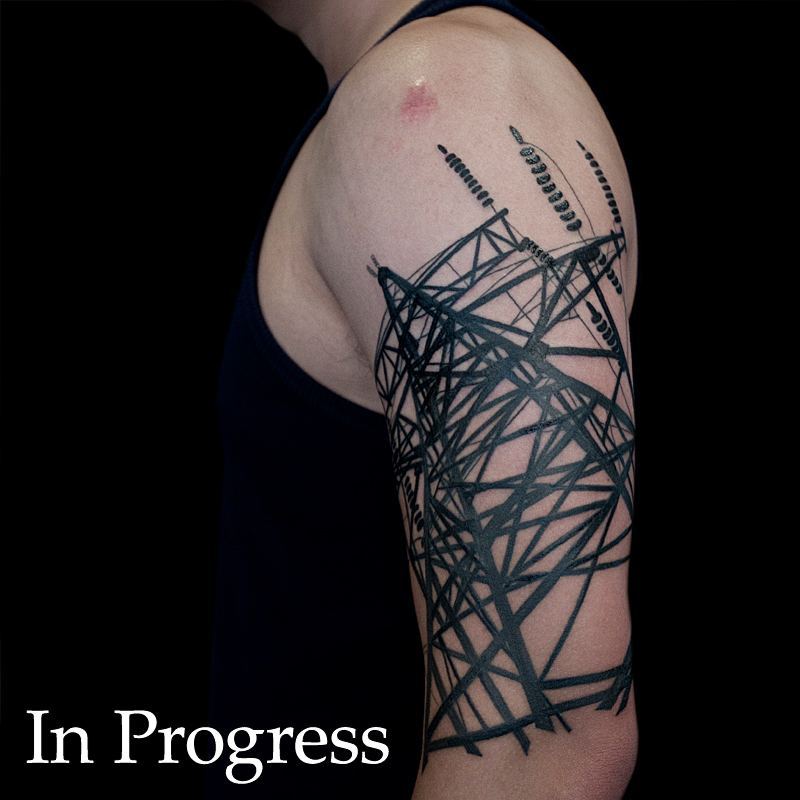 Transmission Tower Tattoo