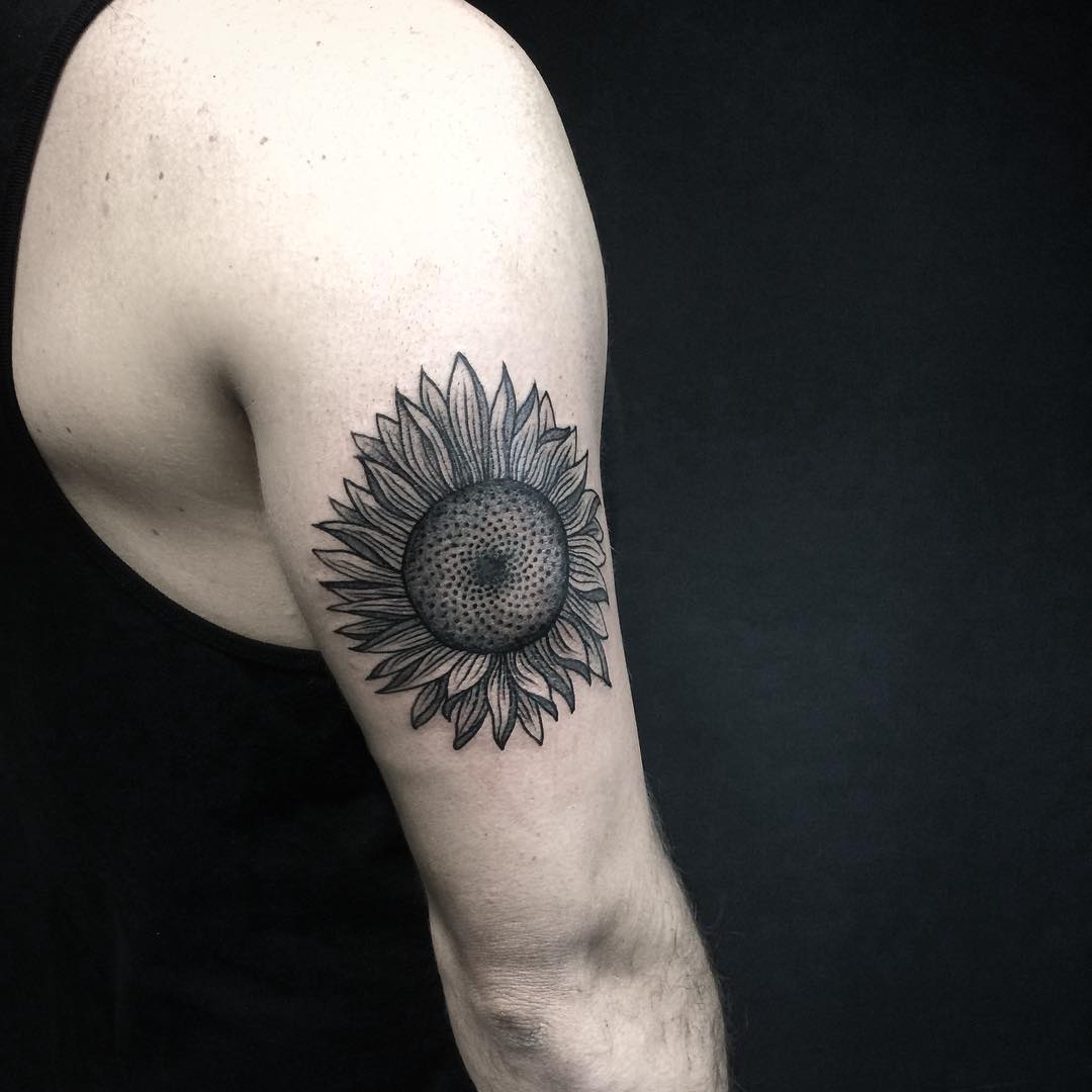 Sun Flower Tattoo