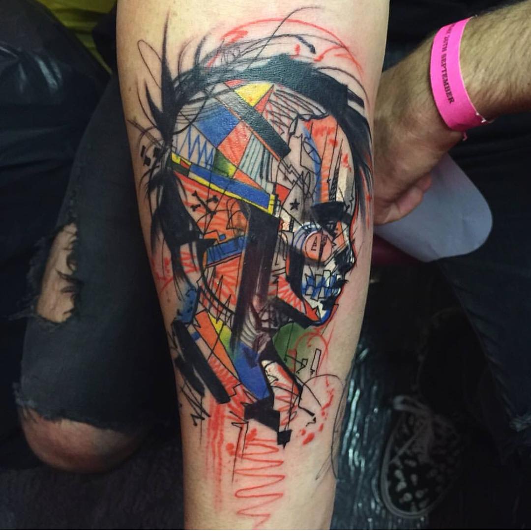 Abstract Arm Tattoo