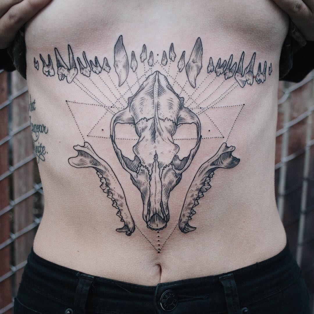 Animal Skull Tattoo