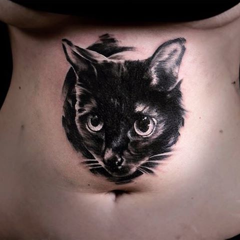 Black Cat Tattoo