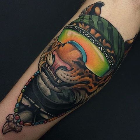 Cool Tiger Tattoo