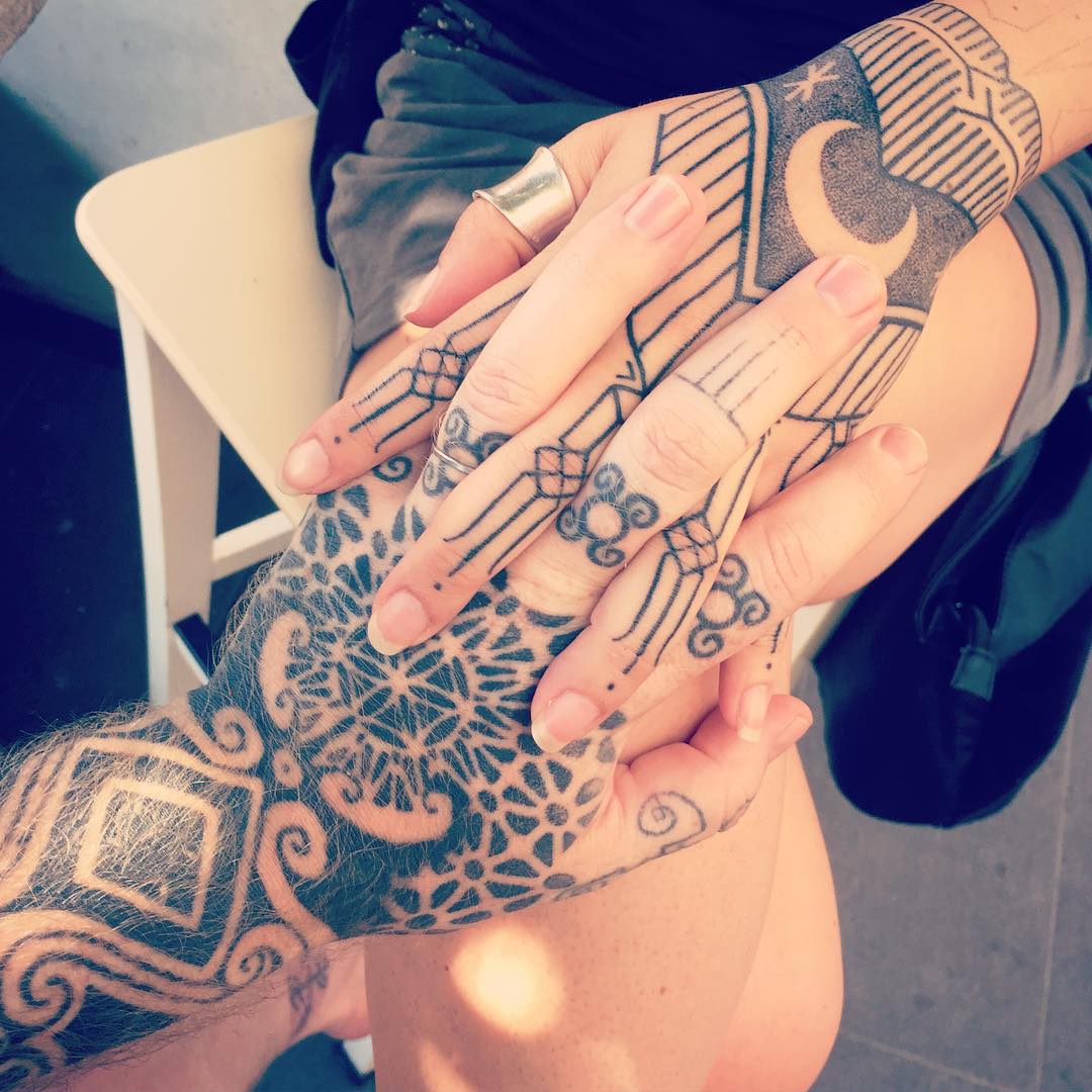 Couple Hand Tattoos