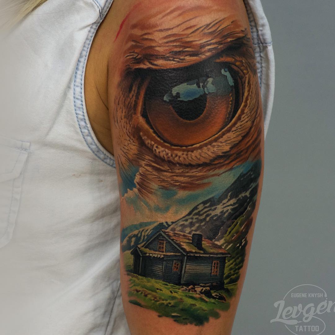 Eye Tattoo Shoulder