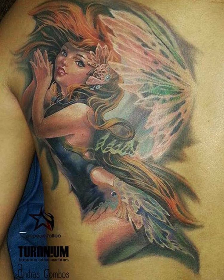 Fairy Back Tattoo