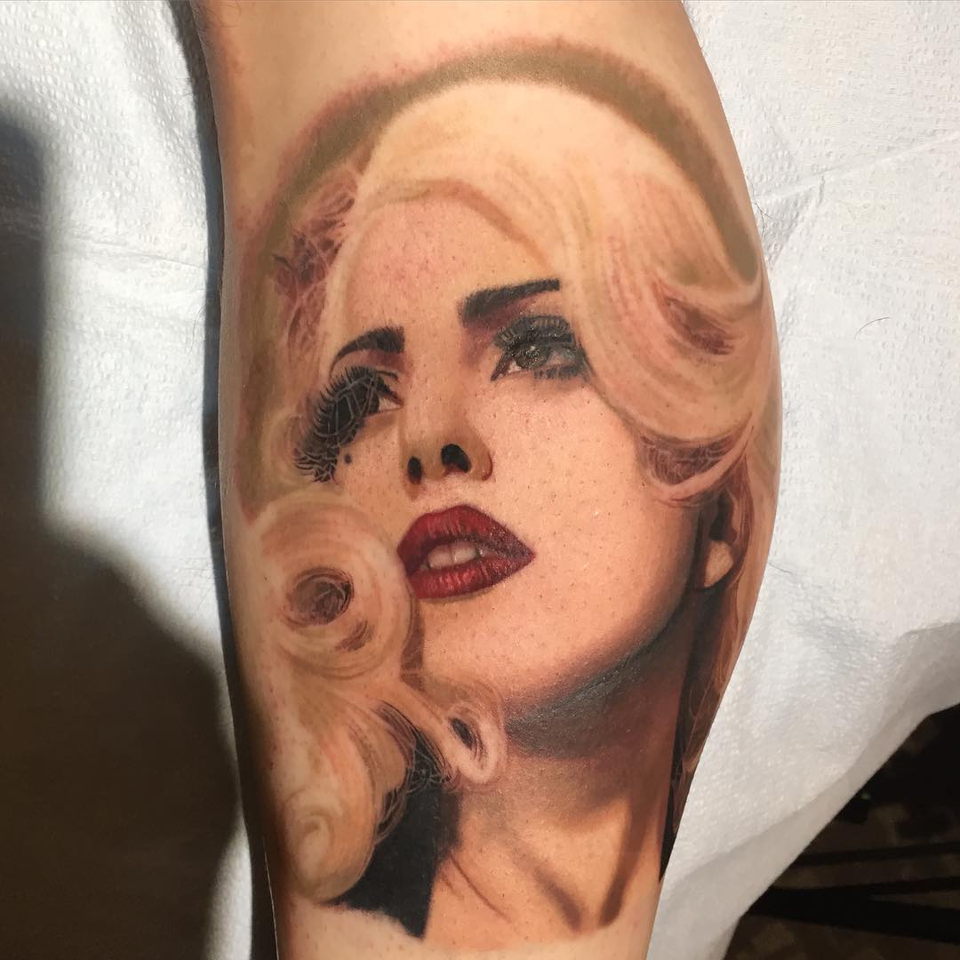 Girl Portrait Tattoo