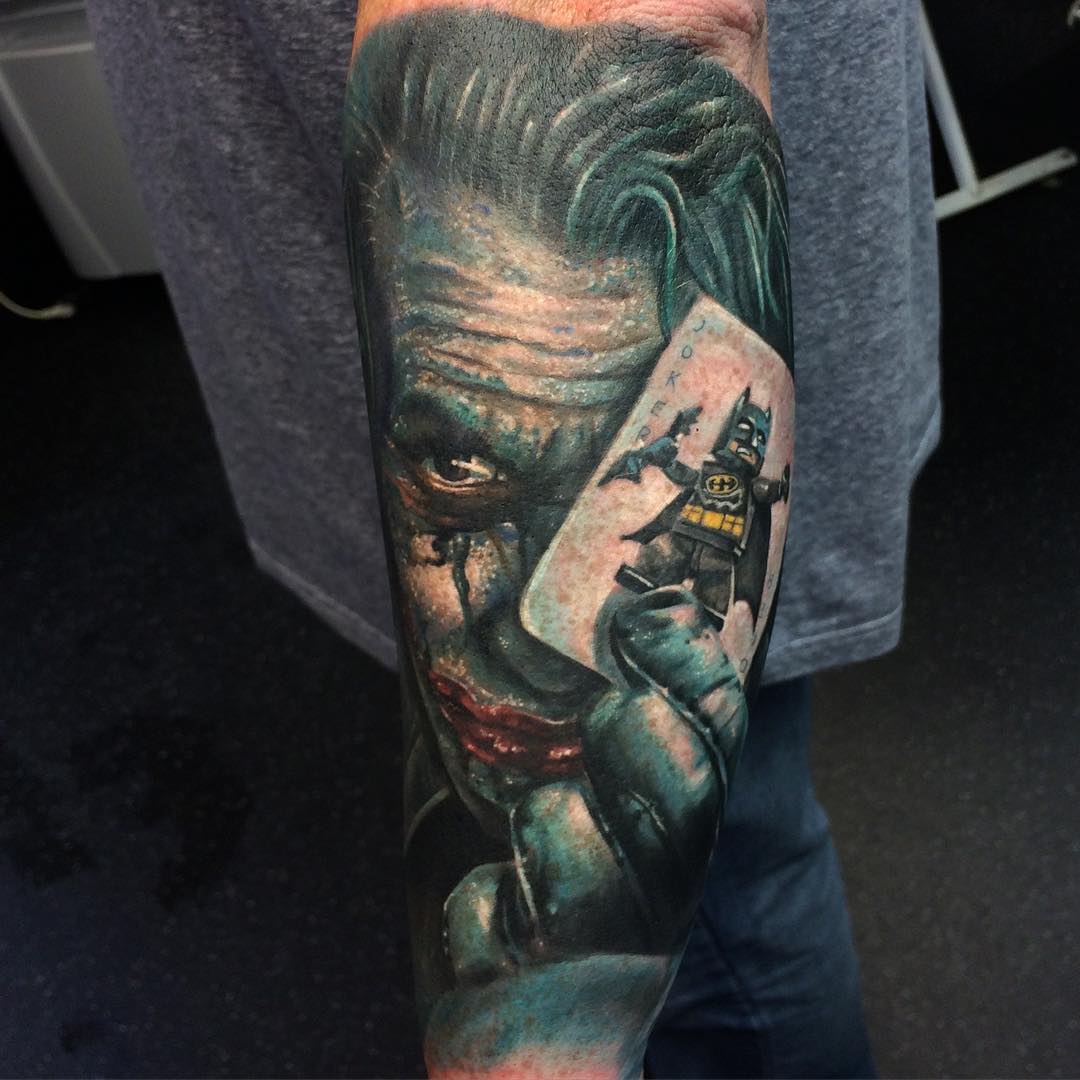 Joker Batman Card Tattoo