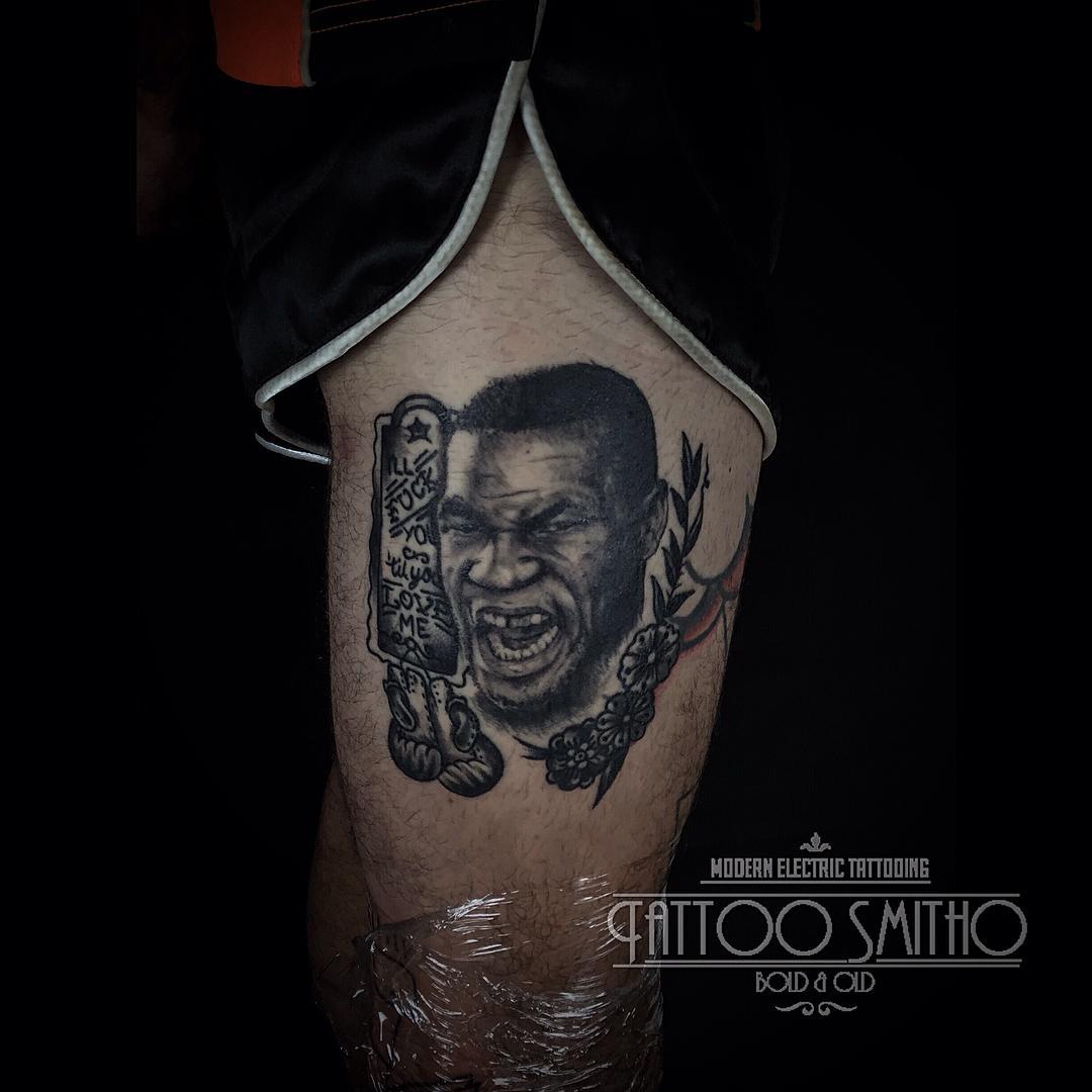 Mike Tyson Portrait Tattoo