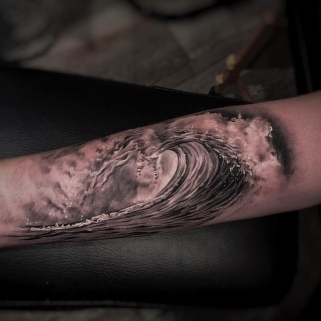 Ocean Wave Tattoo